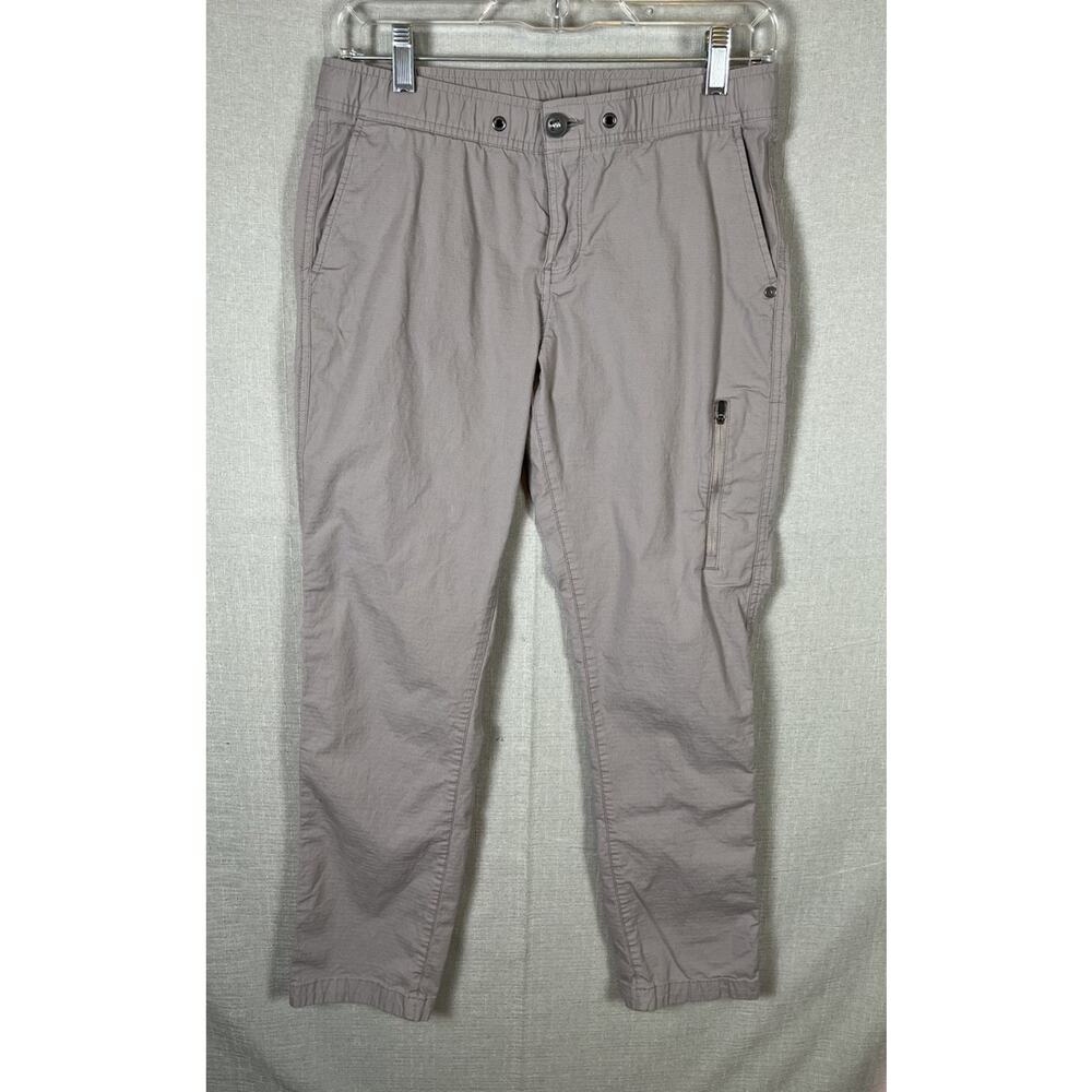 Vuori Ripstop Hiking Pants Women Size Small VW401 Gray No Drawstring